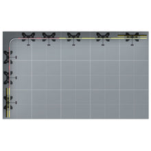 Load image into Gallery viewer, Twist2 Modular Display Stands - L Shape - 5m x 3m with End Caps - Top View