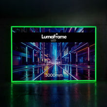 Load image into Gallery viewer, LumaFrame LED - RGB Illuminated Dark Display Wall - 3000mm