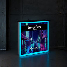 Load image into Gallery viewer, LumaFrame LED Counter Light Blue