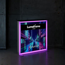 Load image into Gallery viewer, LumaFrame LED Counter Light Pink