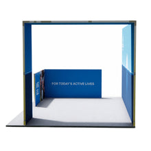 Load image into Gallery viewer, QWIKFRAME - 5x3 Backwall with Arch and Barriers - Side View
