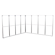 Load image into Gallery viewer, QwikFRAME-ModularExhibitionDisplayKit-4x4LShape-Frames