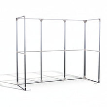 Load image into Gallery viewer, QwikFRAME-ShapeSeamlessFabricModularStand-3x1U-Shape-Frames