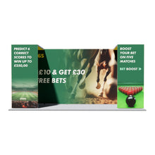 Load image into Gallery viewer,
QwikFRAME - Modular Exhibition Display - 5x2 Backwall with Double Arch