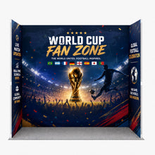 Load image into Gallery viewer, QwikFRAME 3x3 U Shape Fabric Pop Up Modular Exhibition Stand
