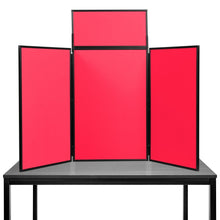 Load image into Gallery viewer, DisplayPro Senior Desktop Display Board - Black Frame - Red Fabric
