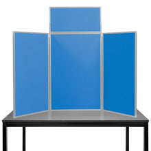 Load image into Gallery viewer, DisplayPro Senior Desktop Display Board - Grey Frame - Blueberry Fabric