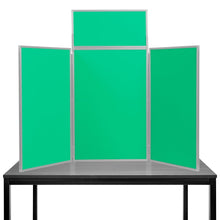 Load image into Gallery viewer, DisplayPro Senior Desktop Display Board - Grey Frame - Green Fabric