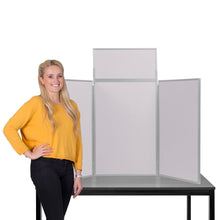 Load image into Gallery viewer, DisplayPro Senior Desktop Display Board - Grey Frame - Grey Fabric