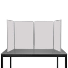 Load image into Gallery viewer, DisplayPro - Senior Plus Desktop Folding Display Board - Grey Frame - Grey Fabric