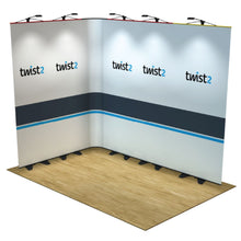 Load image into Gallery viewer, Twist2 Modular Display Stands - L Shape - 3m x 2m