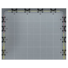 Load image into Gallery viewer, Twist2 Modular Display Stands - U Shape - 5m x 4m with End Caps - Top View