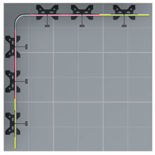 Load image into Gallery viewer, Twist2 Modular Display Stands - L Shape - 3m x 3m - Top View