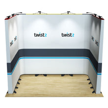 Load image into Gallery viewer, Twist2 Modular Display Stands - U Shape - 3m x 2m with End Caps