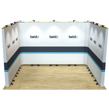 Load image into Gallery viewer, Twist2 Modular Display Stands - U Shape - 4m x 3m with End Caps
