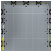 Load image into Gallery viewer, Twist2 Modular Display Stands - U Shape - 4m x 4m with End Caps - Top View