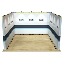 Load image into Gallery viewer, Twist2 Modular Display Stands - U Shape - 4m x 4m with End Caps