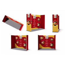 Load image into Gallery viewer, QwikFRAME - Seamless Fabric Modular Stand - 3x1 U-Shape