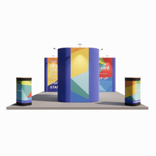 Load image into Gallery viewer, Linked Pop Up Stand - Kit 12 - 5m x 5m
