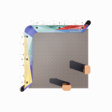 Load image into Gallery viewer, Linked Pop Up Stand - Kit 13 - L Shaped - 5m x 5m