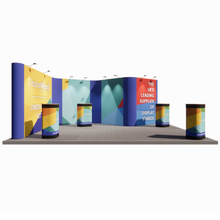 Load image into Gallery viewer, Linked Pop Up Stand - Kit 14 - 6m x 5m