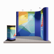 Load image into Gallery viewer, Linked Pop Up Exhibition Stand - Kit 1 - L Shaped - 3m x 2m