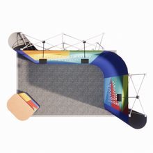 Load image into Gallery viewer, Linked Pop Up Exhibition Stand - Kit 1 - L Shaped - 3m x 2m