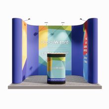 Load image into Gallery viewer, Linked Pop Up Stand - Kit 2 - U Shaped - 3m x 2m