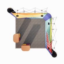 Load image into Gallery viewer, Linked Pop Up Stand - Kit 3 - L Shaped - 3m x 3m
