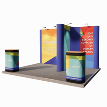 Load image into Gallery viewer, Linked Pop Up Stand - Kit 6 - 3m x 4m