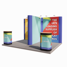 Load image into Gallery viewer, Linked Pop Up Stand - Kit 7 - 3m x 4m