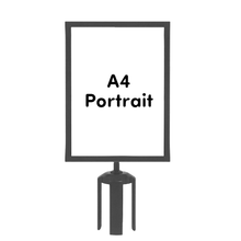 Load image into Gallery viewer, Queue Barrier Sign Frame