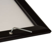Load image into Gallery viewer, Lockable Poster Snap Frame - 32mm Black