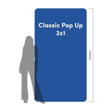 Load image into Gallery viewer, EventPro Double Sided Pop Up Stand - 3x1 - Straight