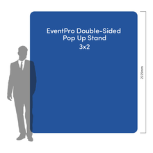 Load image into Gallery viewer, EventPro Double-Sided Pop Up Stand