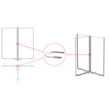 Load image into Gallery viewer, LEDUP - Metal Connector - T Shape with Gap Example