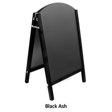 Load image into Gallery viewer, Curved Top Reversible A-Frame Chalkboard
