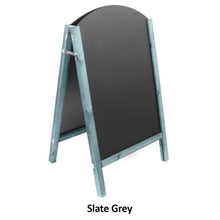 Load image into Gallery viewer, Curved Top Reversible A-Frame Chalkboard