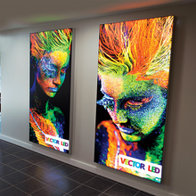 Load image into Gallery viewer, LED Fabric Lightboxes - Wall Mounted