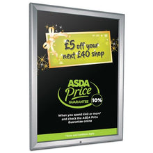 Load image into Gallery viewer, Lockable Poster Snap Frames - 32mm Silver