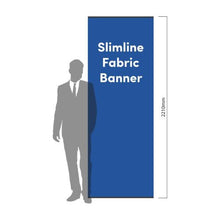 Load image into Gallery viewer, Slimline Fabric Banner Stand
