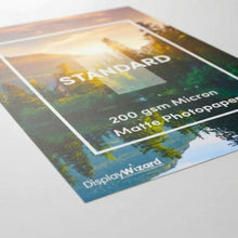 Load image into Gallery viewer, standard poster 200gsm flat