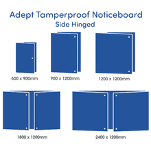Load image into Gallery viewer, Adept ColourPlus Tamperproof Noticeboard