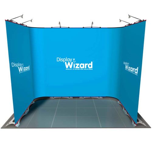 Twist Modular Display Stands 3m x 2m Kit 3 Display Wizard
