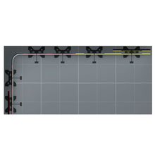 Load image into Gallery viewer, Twist2 Modular Display Stands - L Shape - 4m x 2m with End Caps - Top View