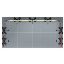 Load image into Gallery viewer, Twist2 Modular Display Stands - U Shape - 4m x 2m with End Caps - Top View
