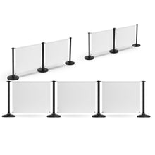 Load image into Gallery viewer, 10 Posts - 7 Graphics - Custom Branded Café Banner  - Black
