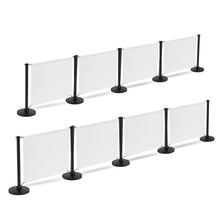 Load image into Gallery viewer, 10 Posts - 8 Graphics - Custom Branded Café Banner  - Black
