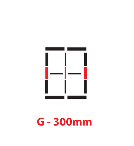 BIG LEDUP - Height Extension Kit - 300mm