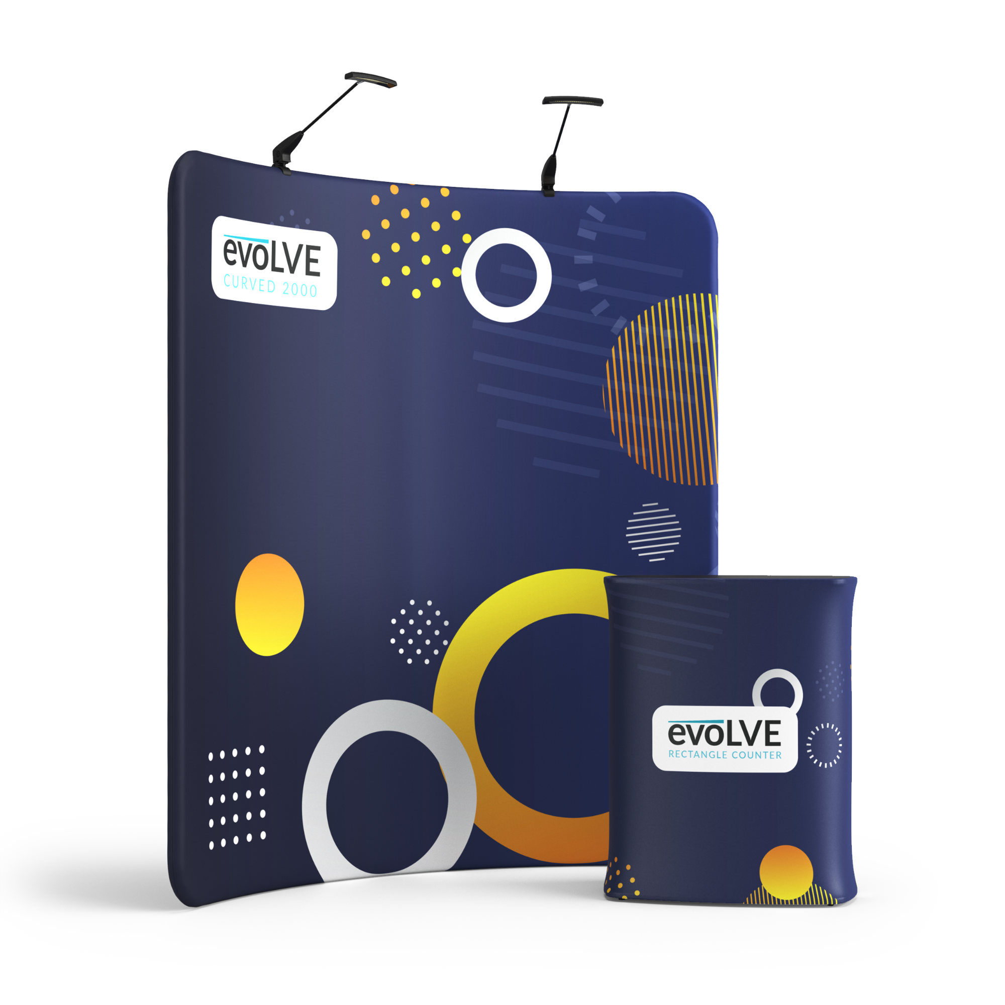 Evolve Curved Fabric Pop Up - 2m | Fabric Pop Ups | Exhibition Stands ...